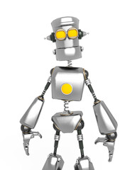 Fototapeta premium old fashion robot cartoon is so cool
