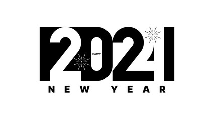 Happy new year 2024 text design. 2024 logo vector design. can be use for banner, poster, calendar, etc.