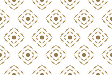 Geometric ethnic illustration patterns damask wallpaper for Presentations marketing, decks, Canvas for text-based, Digital interfaces, print design for texture,fabric ,decoration, golden vector.