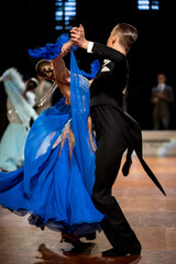 Fototapeta premium couple dancing standard dance