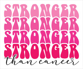 Stronger Than Cancer T-Shirt, Breast Cancer Awareness Quotes, Cancer Awareness T-shirt, Cut File For Cricut Silhouette, October T-shirt, Cancer Support Shirt, Cancer Warrior Shirt For Women