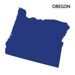 Oregon Map. Map of Oregon. USA map 