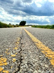 road in the countryside
