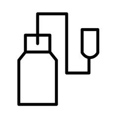 Bag Drink Herbs Outline Icon