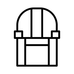 Stadium Seat Baseball Outline Icon