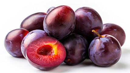 Obraz premium Dumplings Isolated on White Background