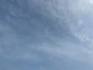 blue sky with clouds