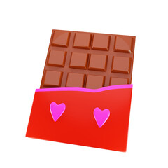 These are 3D chocolate icons commonly used in design and games