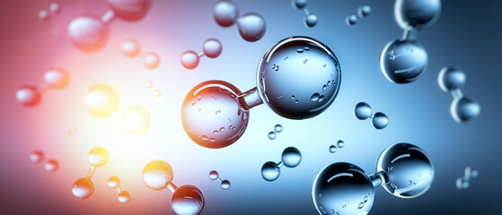 Hydrogen energy molecules - Clean future energy concep