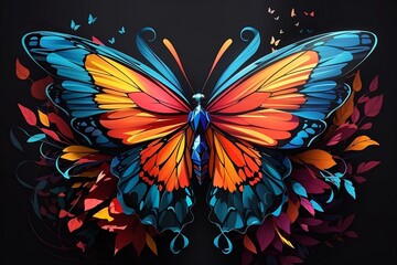 Colorful butterfly