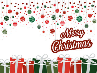 Christmas greeting Card. Vector illustrated art. Print ready foldable 8.5x11 Christmas card. JPG.