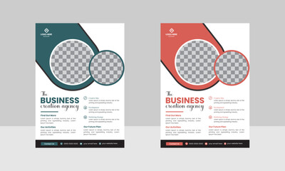 Corporate Modern Business Flyer Template ,Creative Modern Business Multipurpose Brochure Template Design, VectorTemplate Design In A4 Size.