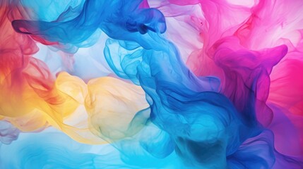 Various colors of smoke for wallpaper or templates backgrounds