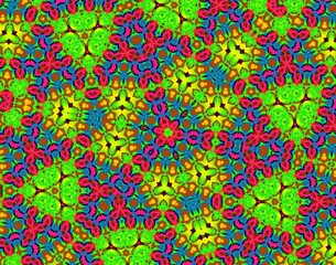 A vibrant and dazzling neon kaleidoscope of colors creates a mesmerizing abstract background that is full of life and energy.