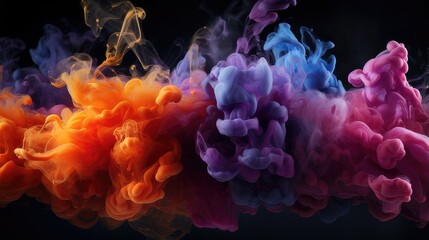 Obraz premium coral reef in the night