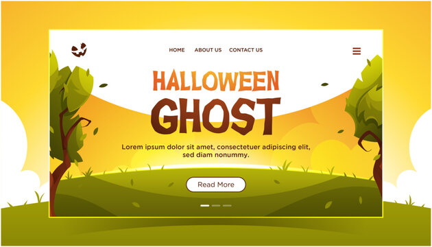 Halloween web header