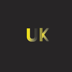 UK INITIAL WORD STYLE , LOGO AND VECTOR.