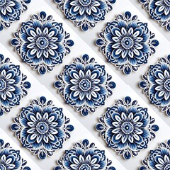 Seamless flower pattern. Vintage elements in oriental style. Texture for wallpapers, backgrounds and page fill. Vector illustration.