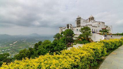 Sajjangarh Palace or Monsoon Palace is a hilltop palatial residence in the city of Udaipur, Rajasthan