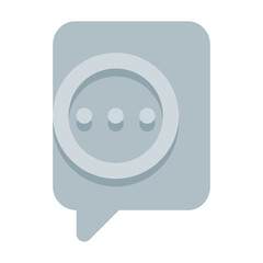 chat icon flat style