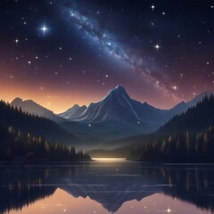 sunrise over the mountains