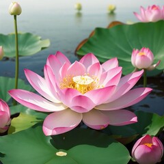 Good day and Pink Lotus