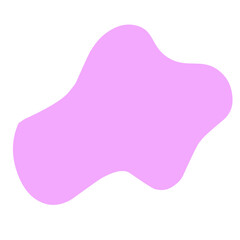 purple blob shape