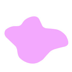 purple blob shape