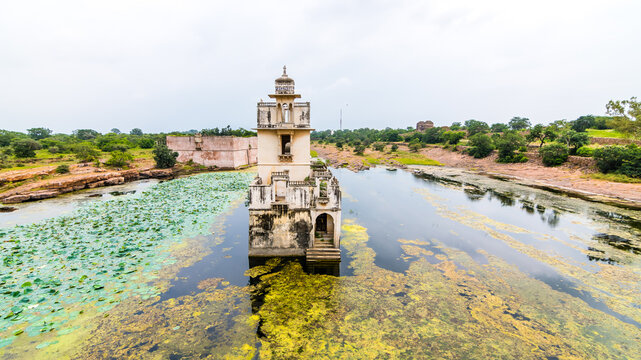 Chittorgarh, Rajasthan - Maharani Padmini Palace or Padmavati Palace at Chittorgarh Fort