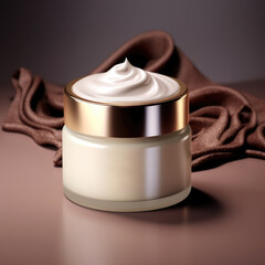 Moisturizing beauty cream, skincare and spa cosmetics Spa concept