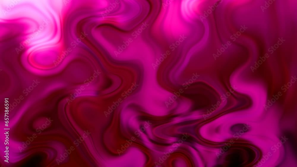 Wall mural abstract pattern shape moving shiny liquid . seamless wavy dynamic smooth creative texture liquid
