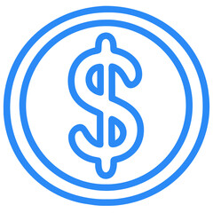 Obraz premium dollar sign icon