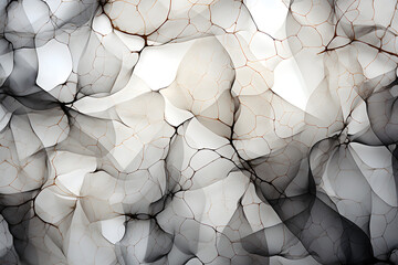 a beautiful black and white photo of dried leaves, in the style of infinity nets, translucent planes, trompe-l'œil illusionistic detail, striated resin veins, human connections
