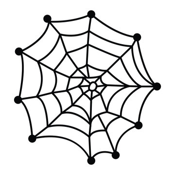 recommend clip art: Spin a web of spookiness with Halloween spider web icon – the perfect eerie addition to your creepy-crawly designs