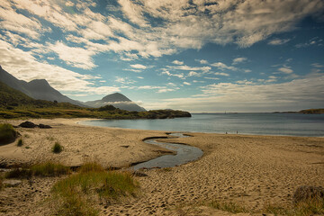 Coastal landscape from Lofoten islands