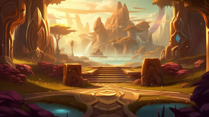 Dynamic Game Background Setting for Immersive Gaming Experiences