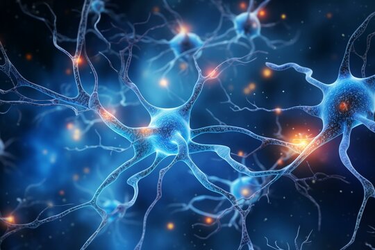 Microglia cells damage myelin sheath in neuron axons resulting in multiple sclerosis. Generative AI