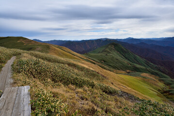 Climbing  Mount Makihata, Niigata, Japan