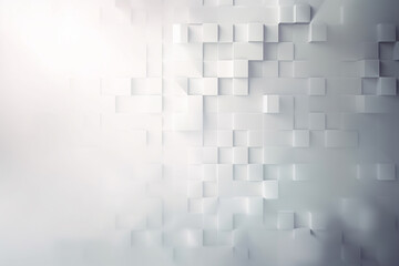 Abstract 3d rendering of chaotic cubes in empty space. Futuristic background.