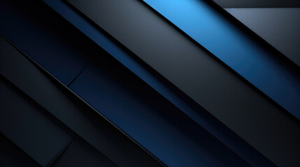 Fototapeta premium Modern black blue abstract background. Minimal