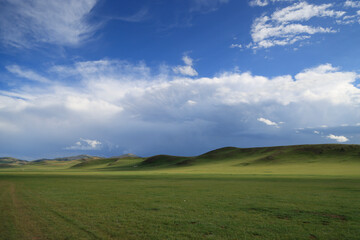 Beautiful landscape of Orkhon Valley, Mongolia