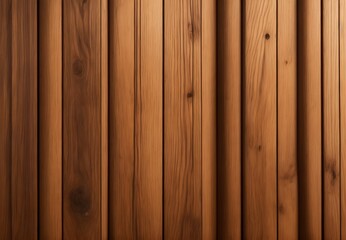 A meticulously captured high-resolution close-up of a wooden surface with vertical slats, showcasing the intricate grain and texture of the wood