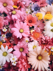 cosmos flowers background