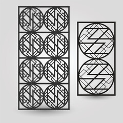 Divine D&eacute;cor: Round Element Set for Engraved Wall Hangings