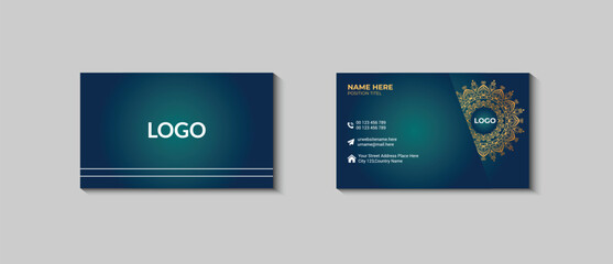 Free vector elegant business card