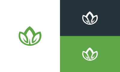 vector spa business logo lotus icon design