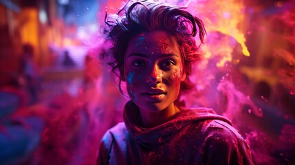Holi Festival 25th March Generative AI