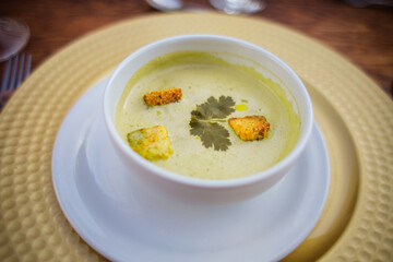 crema y sopa