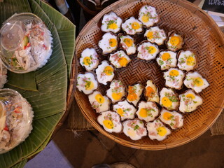 Lanna-styled food, street food from the North of Thailand