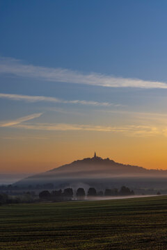 Landscape with Nepomuk castle near Plzen, Western Bohemia, Czech Republic